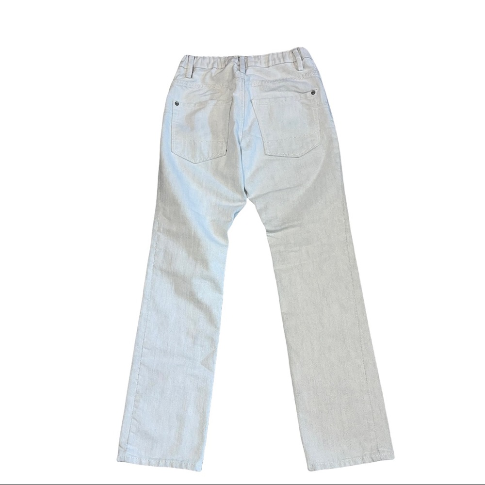 GAP Kids Boy’s Straight Leg Light Grey Jeans Size 12 - Picture 3 of 6